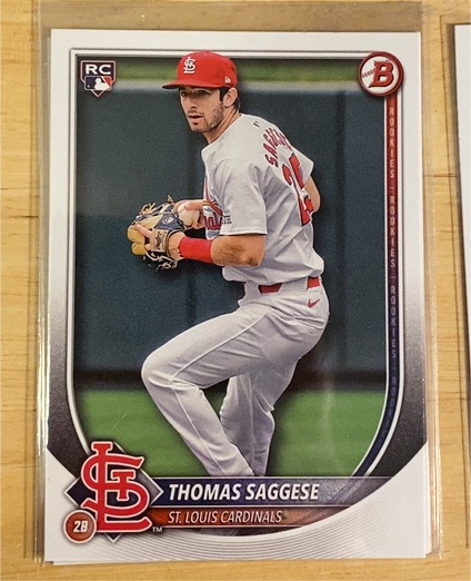 2025 Bowman #57 Thomas Saggese — front