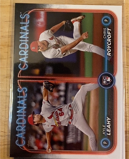 2024 Topps Update #US189 Kyle Leahy / Chris Roycroft — front