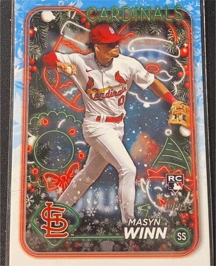 2024 Topps Holiday #H94 Masyn Winn — front