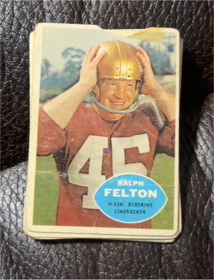 1960 Topps Football #129 Ralph Felton — front