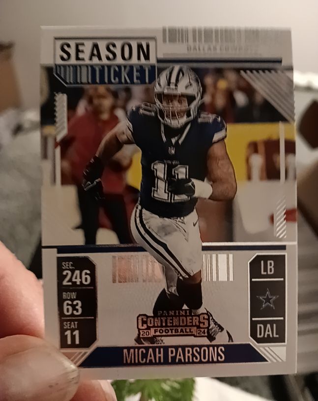 2024 Panini Contenders Season Ticket #27 Micah Parsons — front