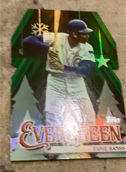 2025 Topps Holiday #E-16 Ernie Banks — front