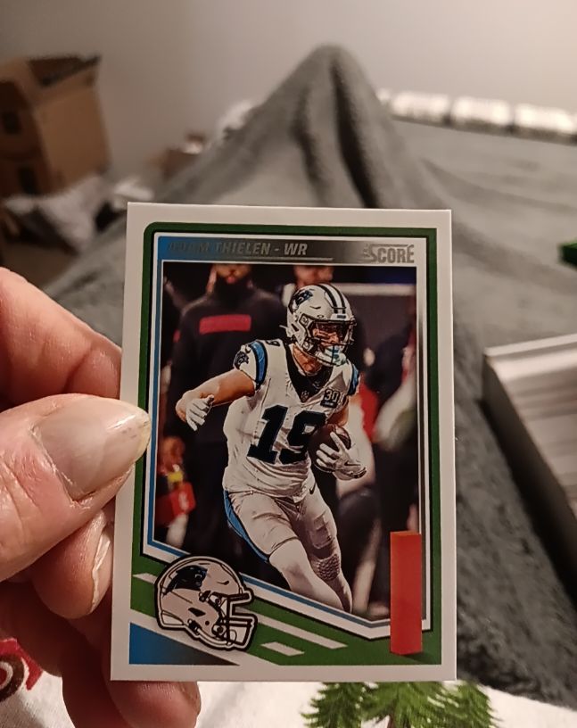 2025 Panini Score #? Adam Thielen — front