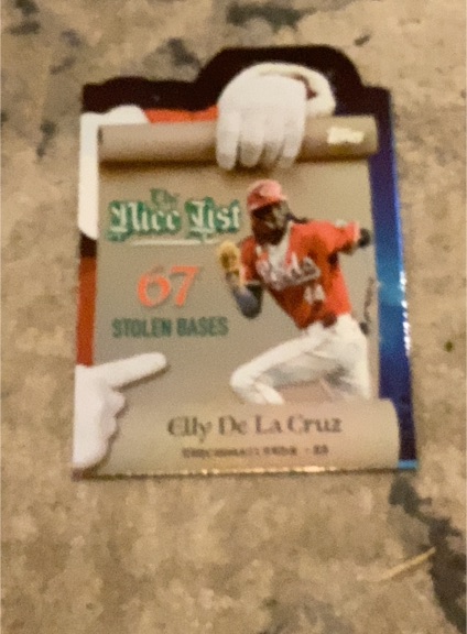 2025 Topps Holiday Making The Nice List #MNL-7 Elly De La Cruz — front