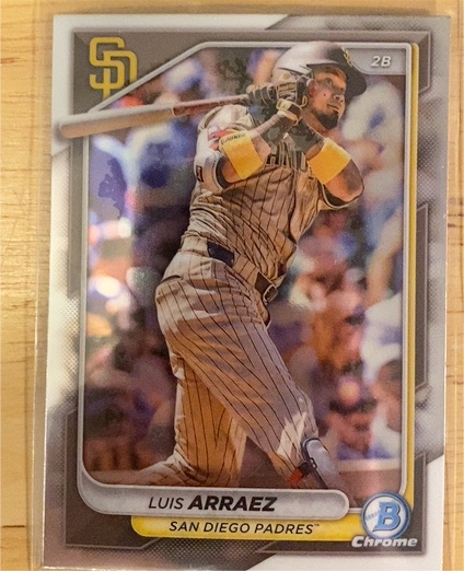 2024 Bowman Chrome #19 Luis Arraez — front