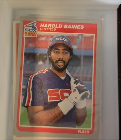 1985 Fleer #507 Harold Baines — front