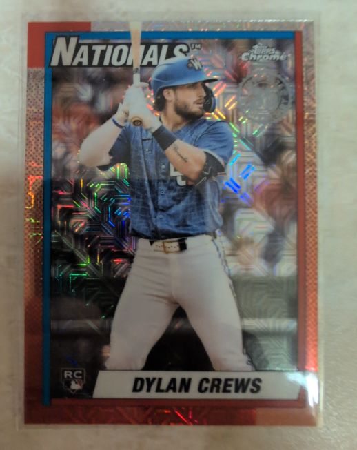 2025 Topps Update Chrome #U90C-91 Dylan Crews — front