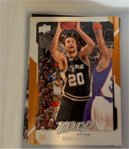 2008-09 Upper Deck MVP #142 Manu Ginobili — front