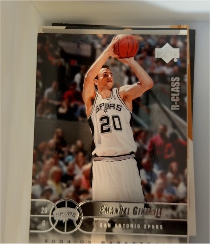2004-05 Upper Deck R-Class #78 Emanuel Ginobili — front
