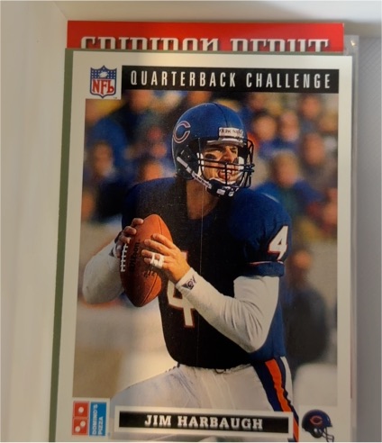 1991 Upper Deck Quarterback Challenge #3 Jim Harbaugh — front