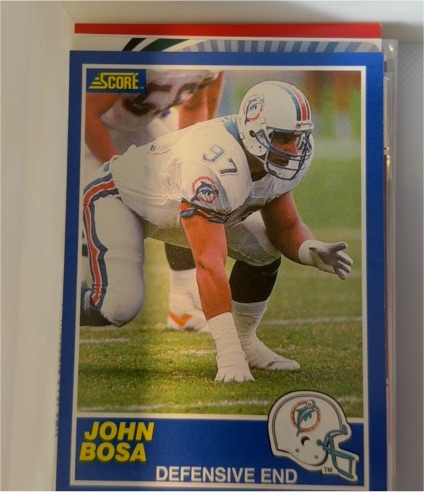 1989 Score #44 John Bosa — front