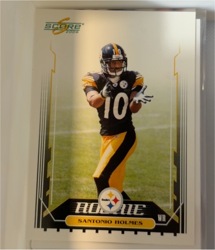2006 Score #365 Santonio Holmes — front