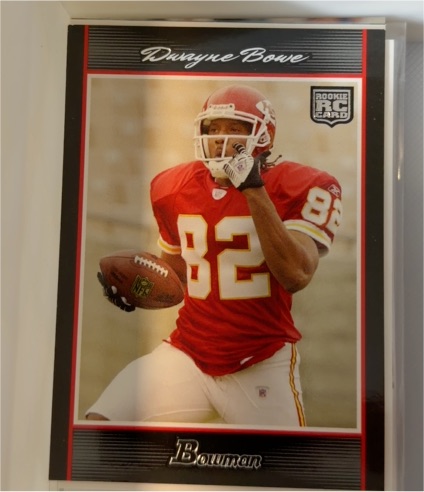 2007 Bowman #148 Dwayne Bowe — front