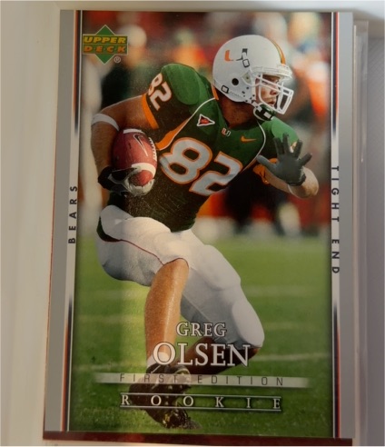 2007 Upper Deck First Edition #140 Greg Olsen Rookie — front