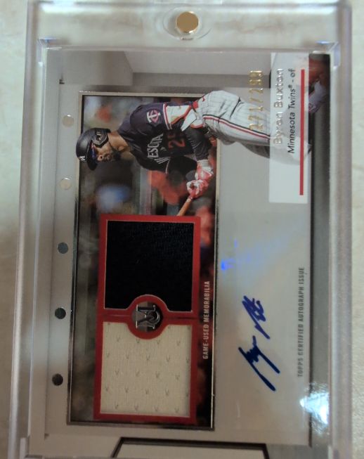 2024 Topps Museum Collection #SWDRA-BB Byron Buxton — front