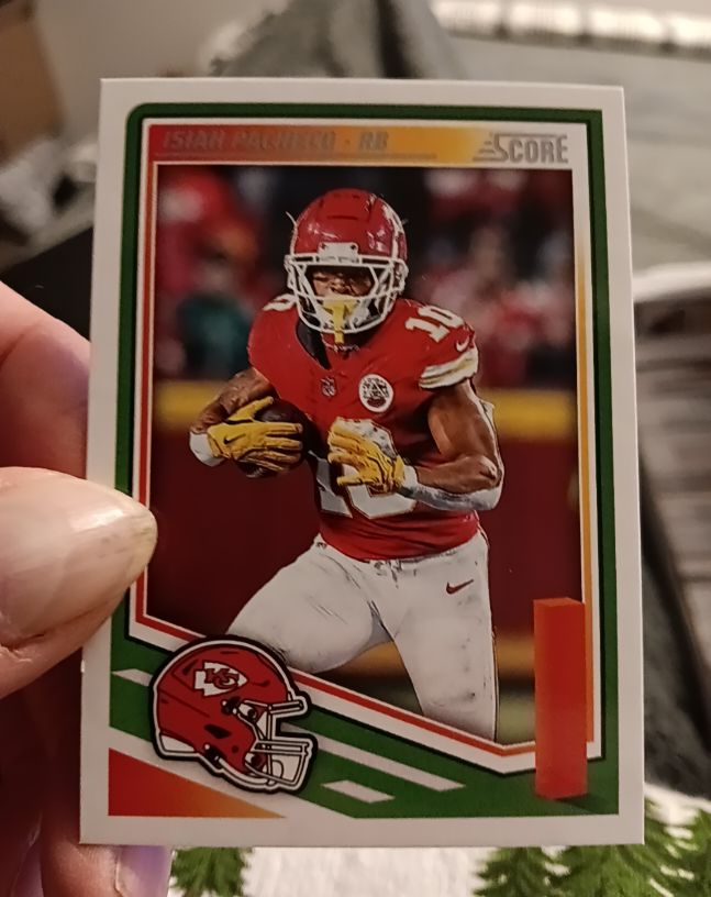2025 Score #278 Isiah Pacheco — front