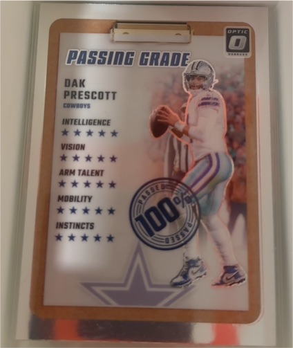 2024 Donruss Optic #7 Dak Prescott Passing Grade — front