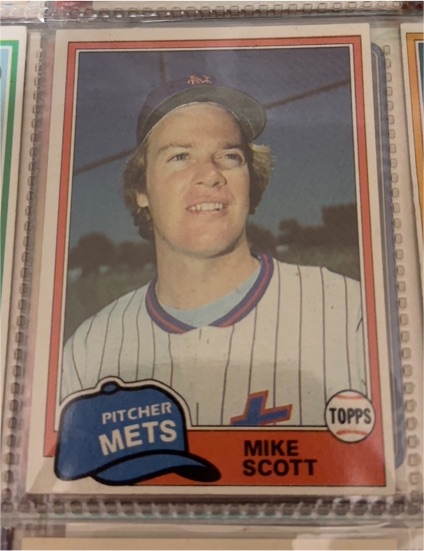 1981 Topps #109 Mike Scott — front