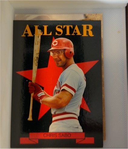 1989 Pacific Cards & Comics All Star #5 Chris Sabo — front