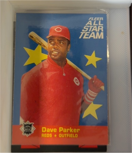 1986 Fleer All Star Team #6 Dave Parker — front