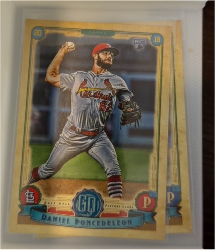 2019 Topps Gypsy Queen #144 Daniel Poncedeleon — front
