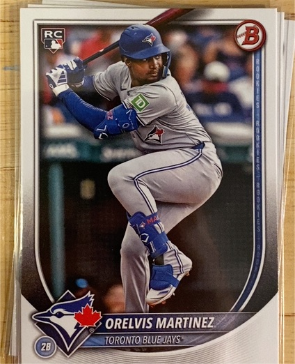 2025 Bowman #75 Orelvis Martinez — front
