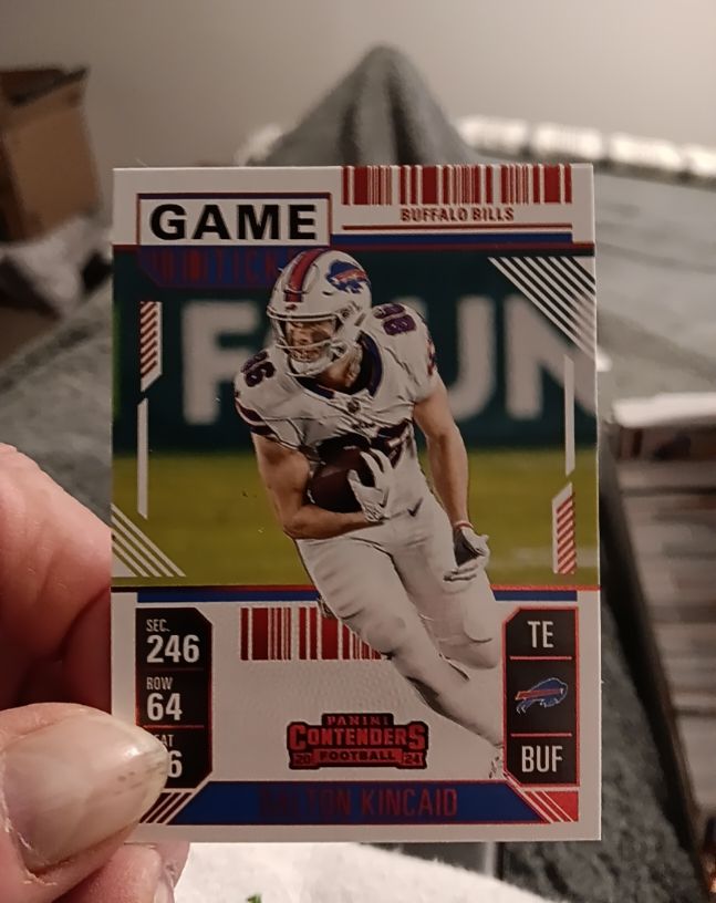 2024 Panini Contenders #12 Dalton Kincaid — front