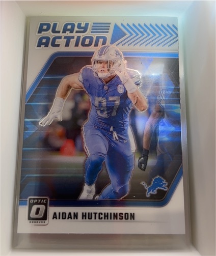 2024 Panini Donruss Optic #20 Aidan Hutchinson Play Action — front