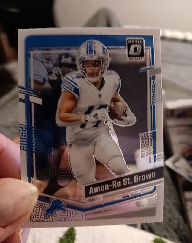 2023 Panini Donruss Optic #59 Amon-Ra St. Brown — front