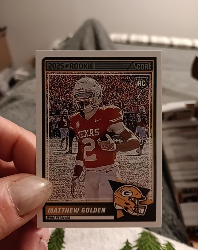 2025 Panini Score #56 Matthew Golden — front