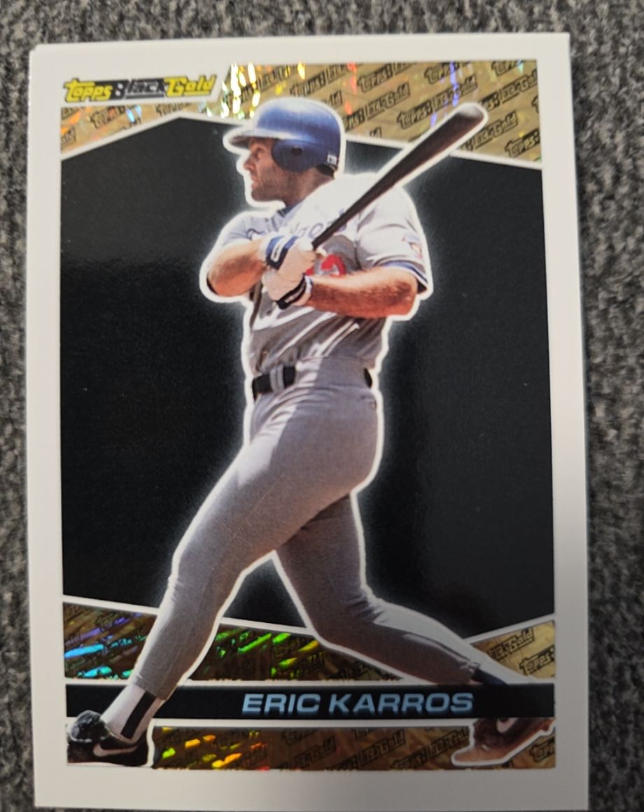1993 Topps Black Gold #9 Eric Karros — front
