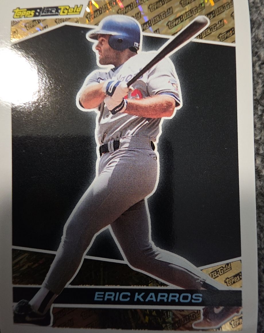 1993 Topps Black Gold #9 Eric Karros — front