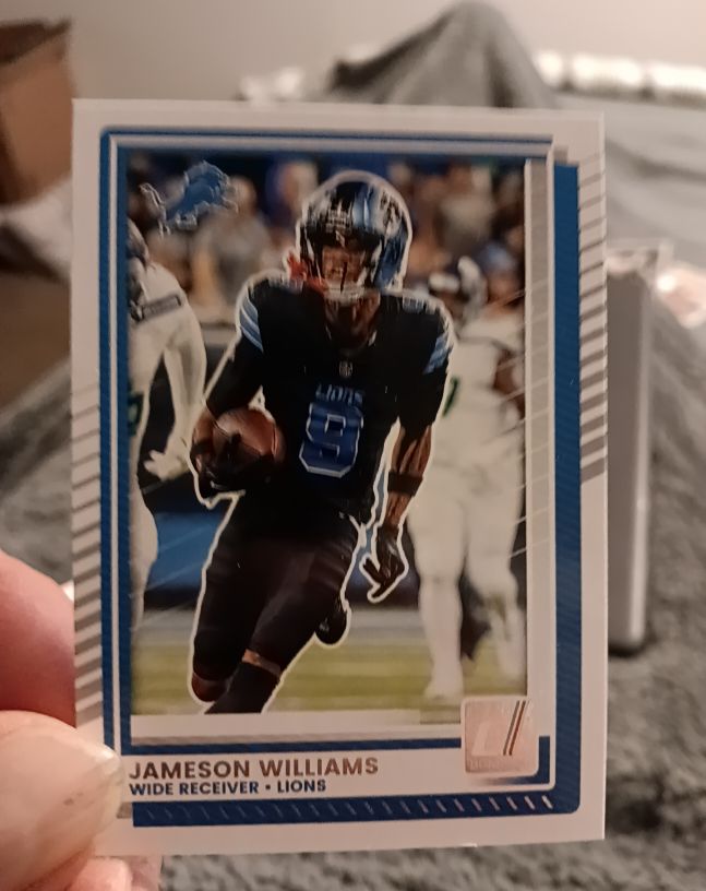 2025 Panini Donruss #9 Jameson Williams — front