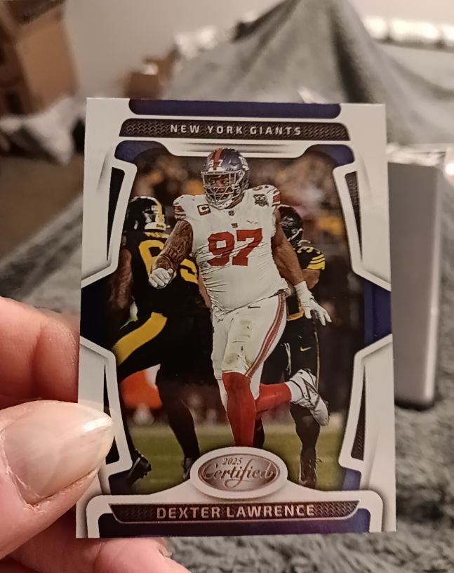 2025 Panini Certified #75 Dexter Lawrence — front