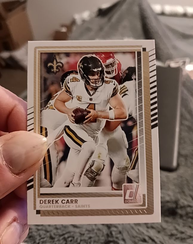 2025 Panini Donruss #68 Derek Carr — front