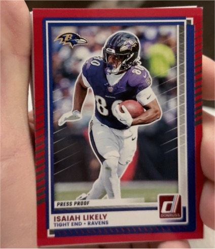 2025 Donruss #133 Isaiah Likely — front