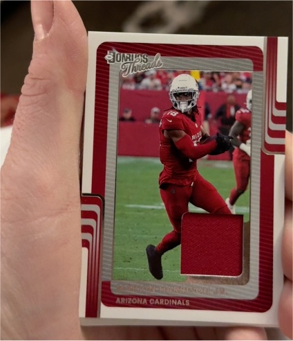2025 Panini Donruss #DTH-MHJ Marvin Harrison Jr. Donruss Threads — front