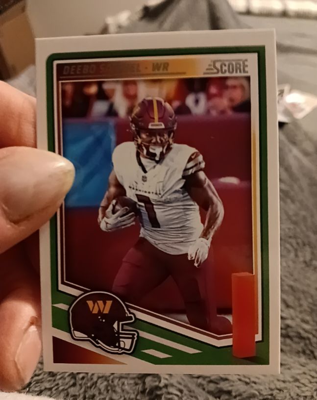 2025 Panini Score #143 Deebo Samuel — front