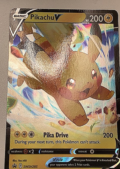 2023 Pokémon SWSH285 Pikachu V — front
