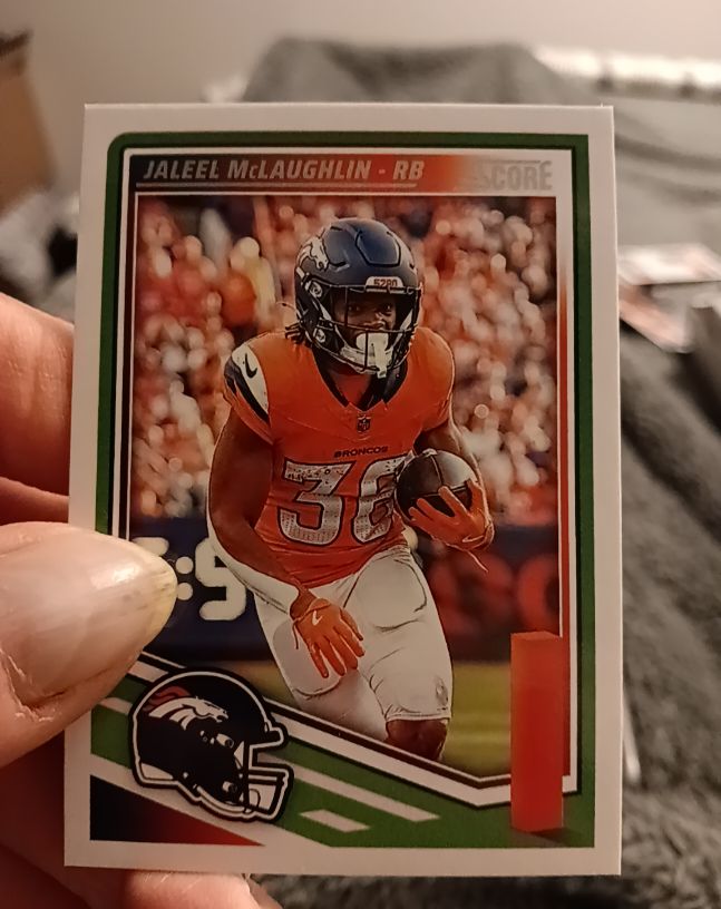 2025 Panini Score #54 Jaleel McLaughlin — front