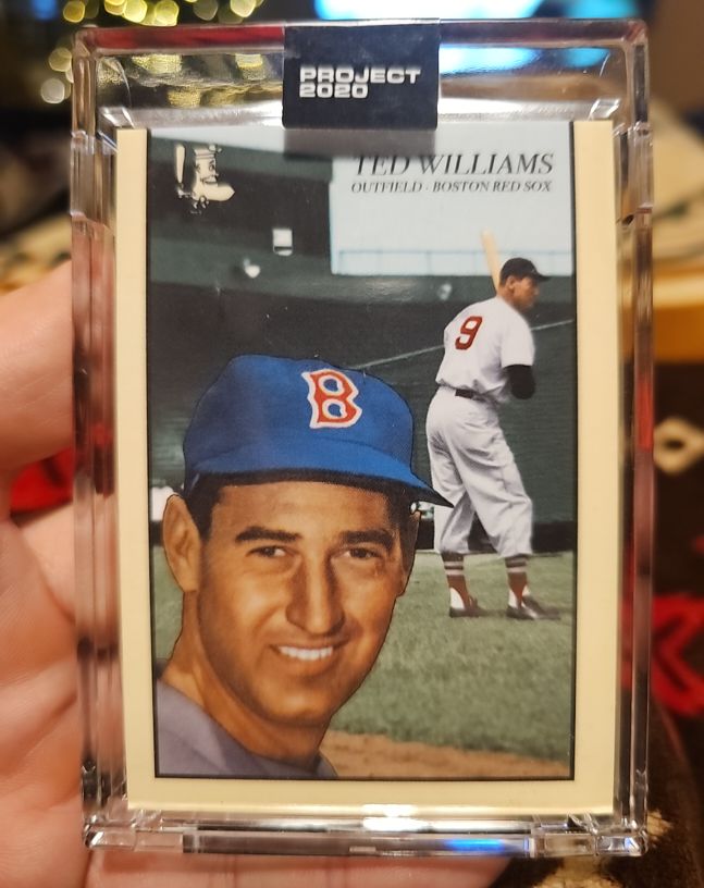 2020 Topps Project 2020 #90 Ted Williams — front