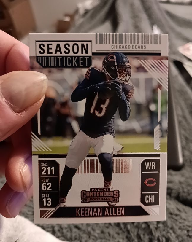 2024 Panini Contenders Season Ticket #13 Keenan Allen — front