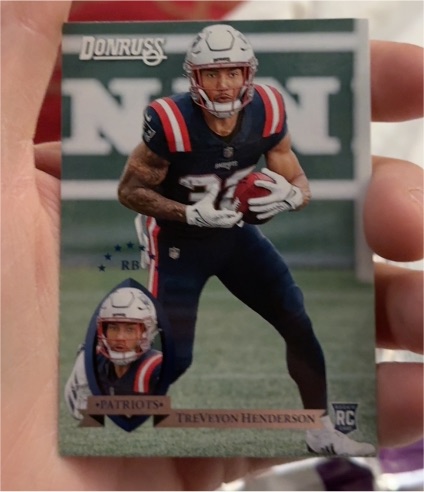 2025 Donruss #29 Treveyon Henderson — front