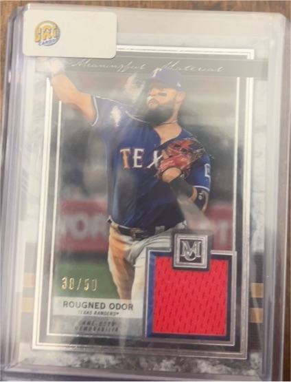 2020 Topps Museum Collection #38 Rougned Odor — front