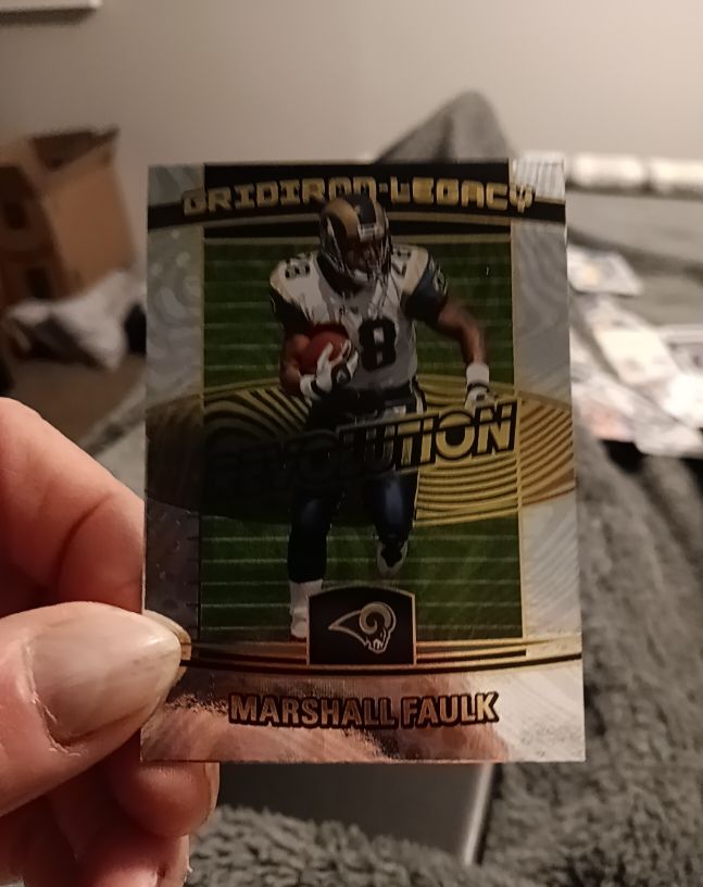 2025 Panini Revolution Gridiron Legacy #9 Marshall Faulk — front
