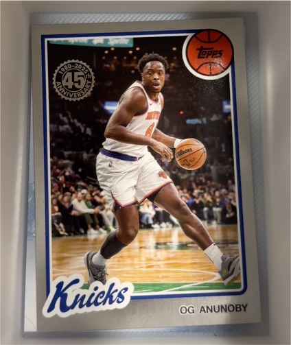 2025-26 Topps 45th Anniversary #80BK-33 OG Anunoby — front