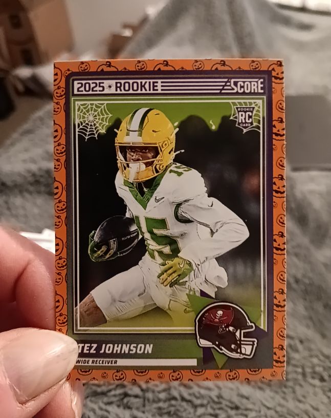2025 Panini Score A Treat #34 Tez Johnson — front
