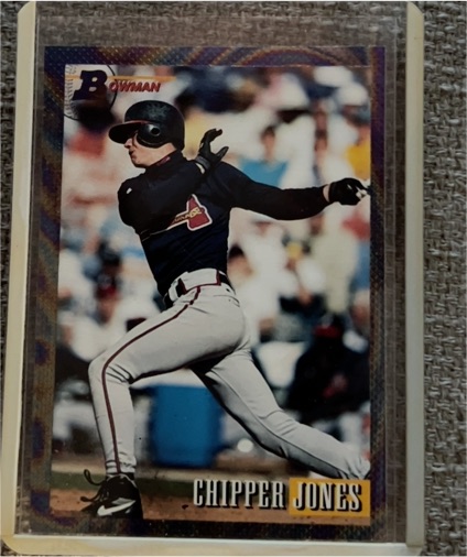 1993 Bowman #347 Chipper Jones — front