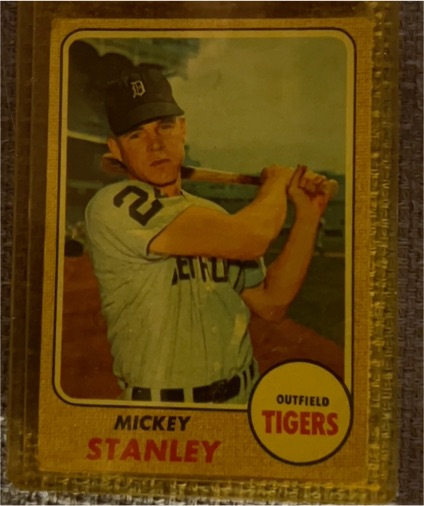 1968 Topps #129 Mickey Stanley — front