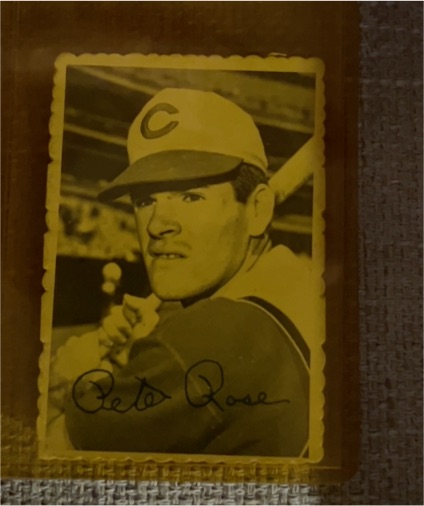 1969 Topps Deckle Edge #21 Pete Rose — front